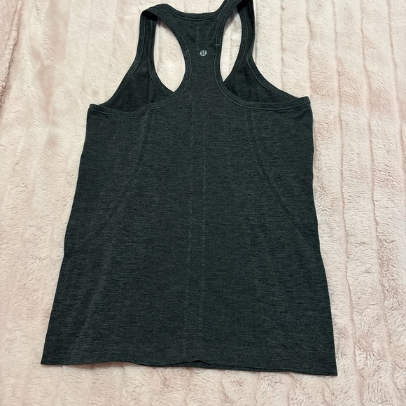 lululemon athletica Tops - Lululemon Athletica Dark Gray Racerback Tank Top
